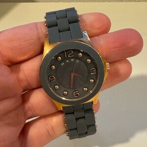 Marc Jacobs Gray & Rose Gold Watch